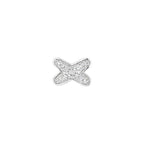 [⭐DORISW] JEUX DE SILVER DIAMOND EARRINGS