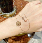 [⭐DORISW] ARMBAND JEUX MOP ROSÉGOLD MIT DIAMANTEN