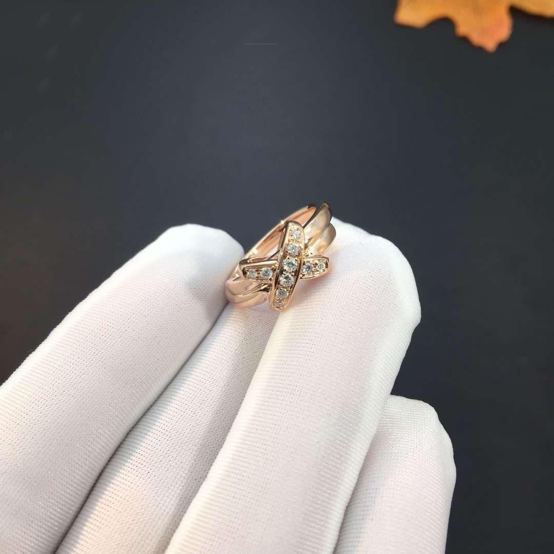 [⭐DORISW] JEUX DE PINK GOLD DIAMOND RING