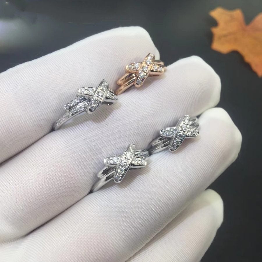 [⭐DORISW] JEUX DE SILVER DIAMOND RING
