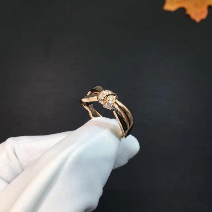 [⭐DORISW] LIENS RING PINK GOLD DIAMOND