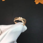 [⭐DORISW] LIENS RING PINK GOLD DIAMOND