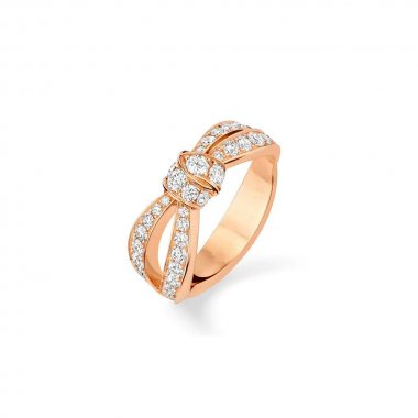 [⭐DORISW] LIENS PINK GOLD DIAMOND RING