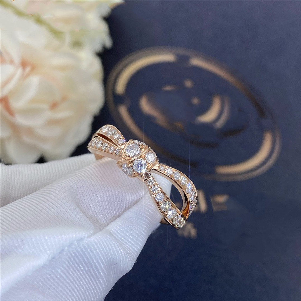 [⭐DORISW] LIENS PINK GOLD DIAMOND RING