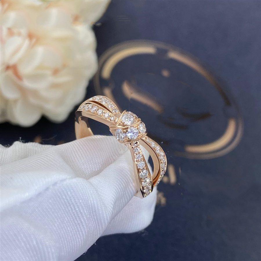 [⭐DORISW] LIENS PINK GOLD DIAMOND RING