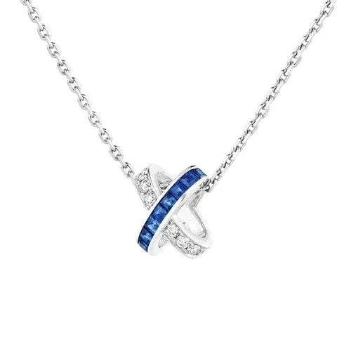 [⭐DORISW] LIENS DIAMOND SILVER NECKLACE
