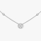 [[⭐DORISW] ] Diamant-Halskette 0,20ct Brillantschliff Joy