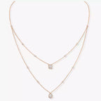 [[⭐DORISW] ] Diamond Necklace My Twin 2 Rows