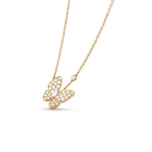 [⭐DORISW] SCHMETTERLING-DIAMANTKETTE