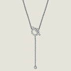 [⭐DORISW] FINESSE SILBER-DIAMANT-HALSKETTE