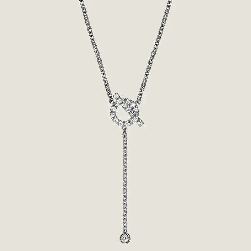 [⭐DORISW] FINESSE SILBER-DIAMANT-HALSKETTE