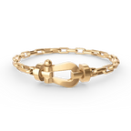 [⭐DORISW] FORCE LARGE HORSESHOE CLASP  METAL BRACELET