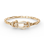 [⭐DORISW] GROSSER HUFEISEN-VERSCHLUSS METALLARMBAND