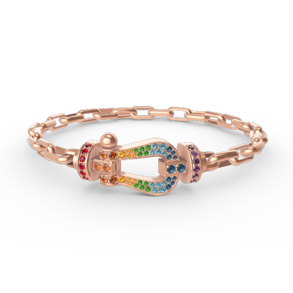 [⭐DORISW] GROSSER HUFEISEN-VERSCHLUSS METALLARMBAND