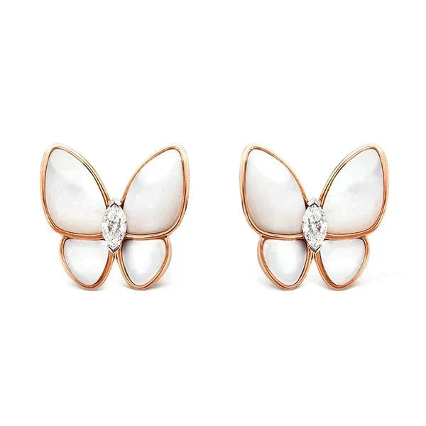 [⭐DORISW] バタフライモップ ダイヤモンドピアス