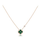 [⭐DORISW] SUN ANHÄNGER ROSÉGOLD 1 DIAMANT HALSKETTE