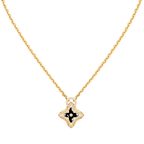 [⭐DORISW] STAR PEDANT PINK GOLD DIAMOND NECKLACE