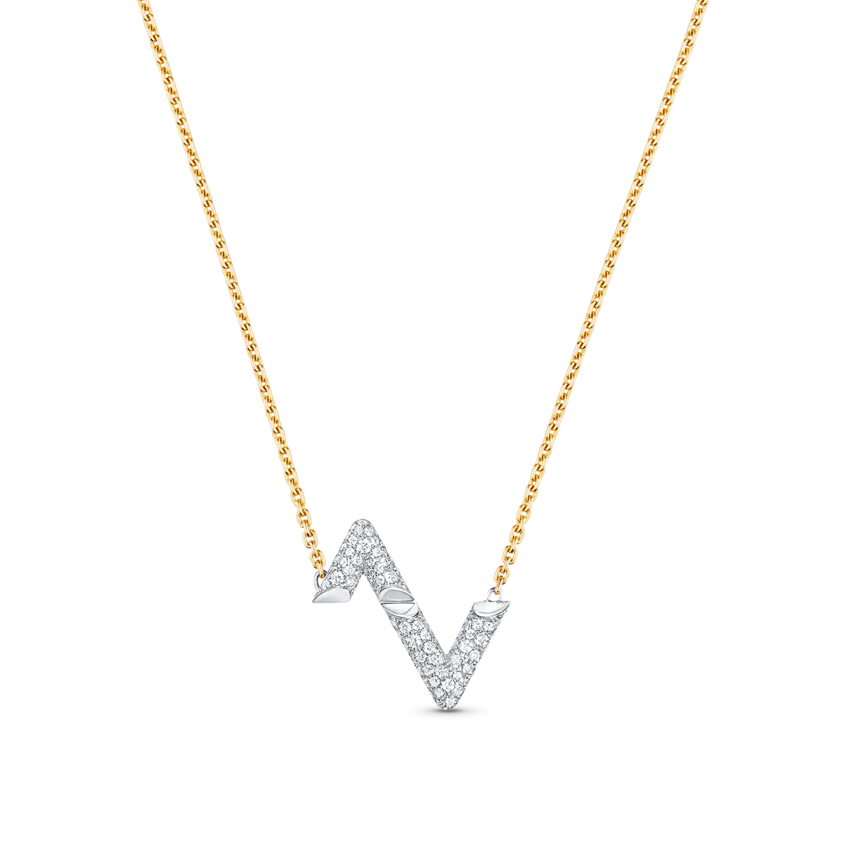 [⭐DORISW] VOLT SILBER DIAMANT ANHÄNGERKETTE