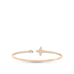 [⭐DORISW] IDYLLE OFFENES ARMBAND ROSÉGOLD MIT DIAMANT-PAVÉ