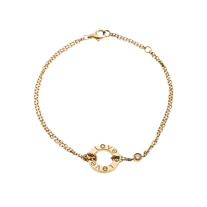 [⭐DORISW] LIEBESARMBAND 2 DIAMANTEN