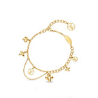 [⭐DORISW] BLOOMING PINK GOLD MOP BRACELET