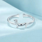 Hübscher Hund-Statement-Ring offen