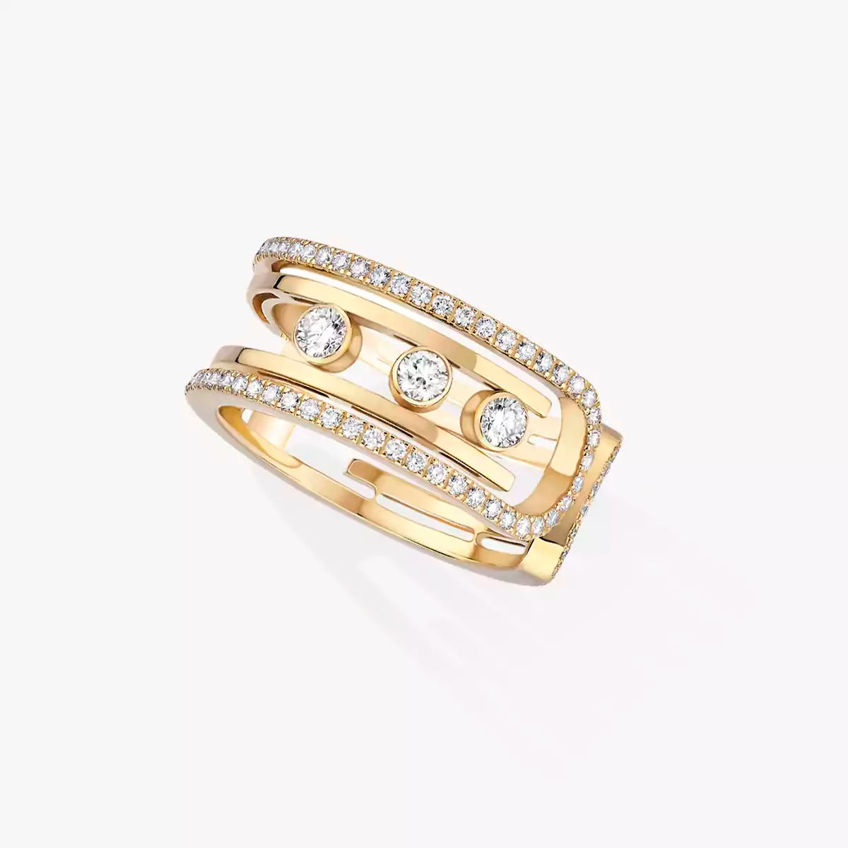 [[⭐DORISW] ] Move 10th Diamond Ring in Gold