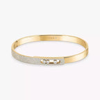 [⭐DORISW]Move Noa Armreif aus Roségold mit Pavé-Diamanten