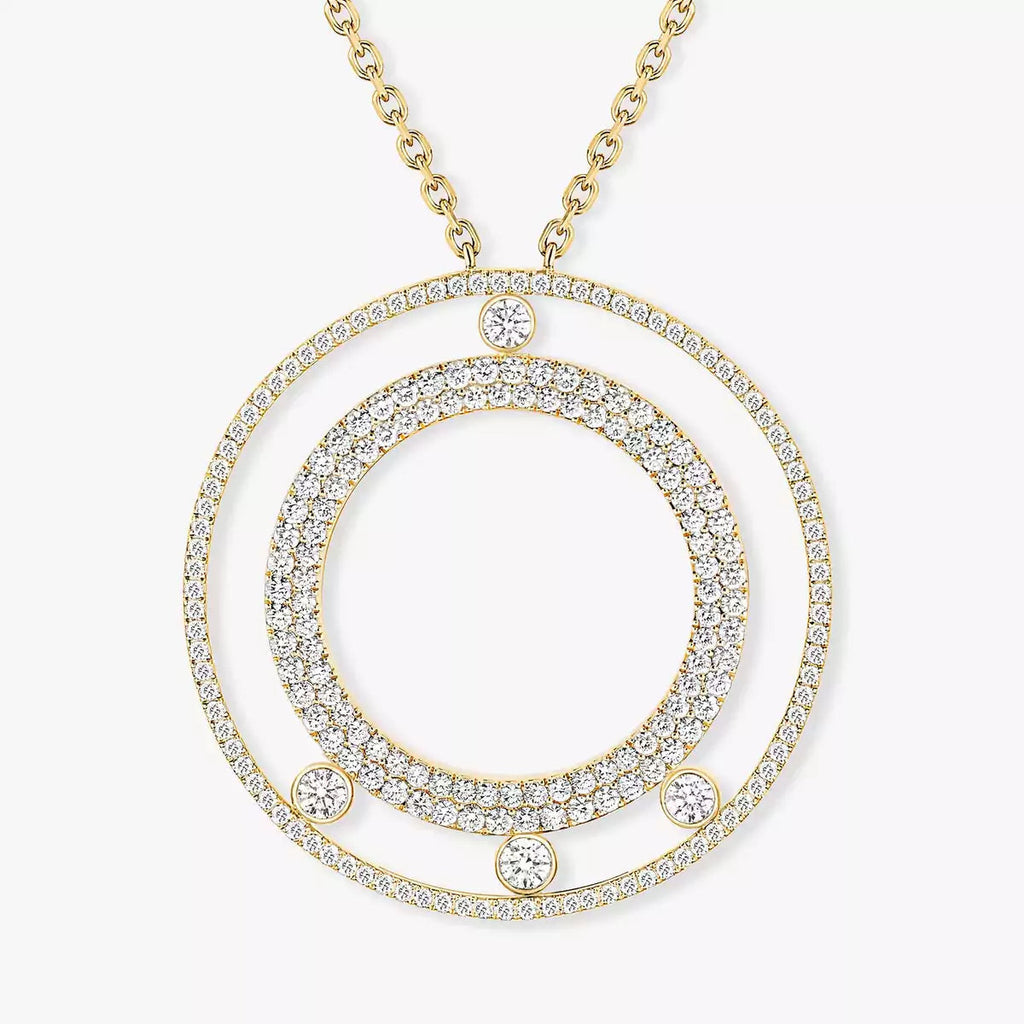 [[⭐DORISW] ] Move Romane Long Pave_-Set Diamond Necklace