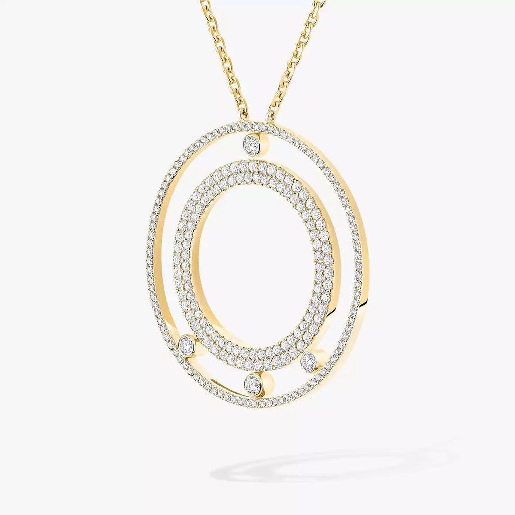 [[⭐DORISW] ] Move Romane Long Pave_-Set Diamond Necklace