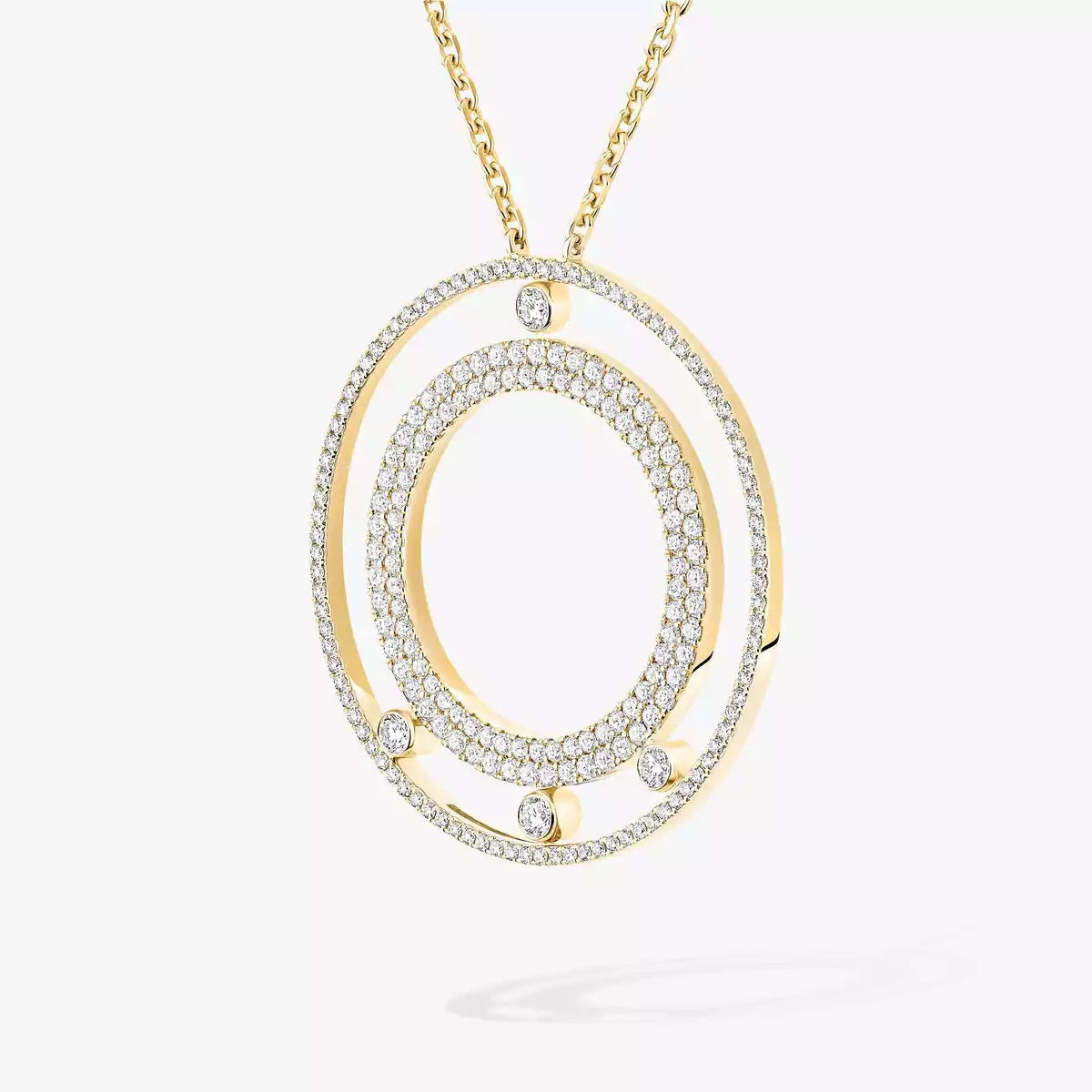 [[⭐DORISW] ] Move Romane Long Pave_-Set Diamond Necklace