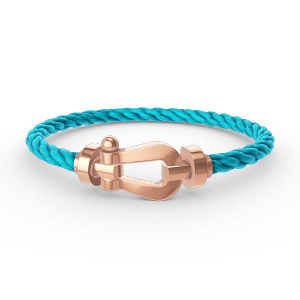 [⭐DORISW] FORCE GROSSES HUFEISEN-ARMBAND OHNE DIAMANTEN ROSÉGOLD