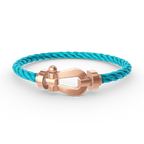[⭐DORISW] FORCE GROSSES HUFEISEN-ARMBAND OHNE DIAMANTEN ROSÉGOLD