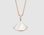 [⭐DORISW]DREAM HALSKETTE WEISSES PERLMUTT ROSÉGOLD 1 DIAMANT