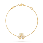 [⭐DORISW] FRIVOLE GOLD FLOWER DIAMOND BRACELET