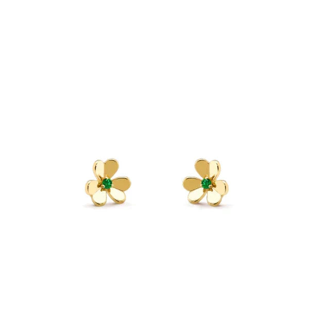[⭐DORISW] FRIVOLE  FLOWER MALACHITE EARRINGS