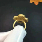 [⭐DORISW] CLOVER MALACHIT RING
