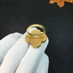 [⭐DORISW] CLOVER MALACHIT RING