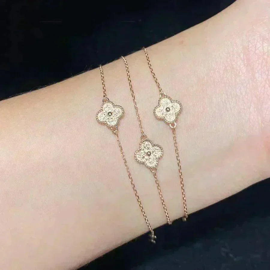 [⭐DORISW] CLOVER SINGLE FLOWER BRACELET