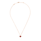 [⭐DORISW] SWEET CLOVER KARNELIAN HERZKETTE