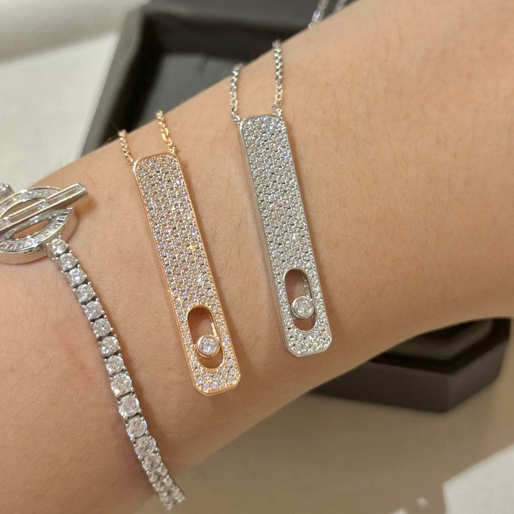 [[⭐DORISW] ] MEINE ERSTE DIAMANTBESETZTE HALSKETTE