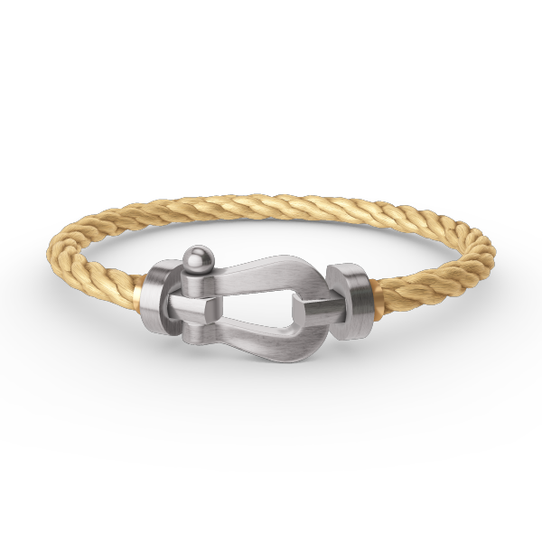 [⭐DORISW] GROSSES HUFEISEN-ARMBAND OHNE DIAMANTEN SILBER