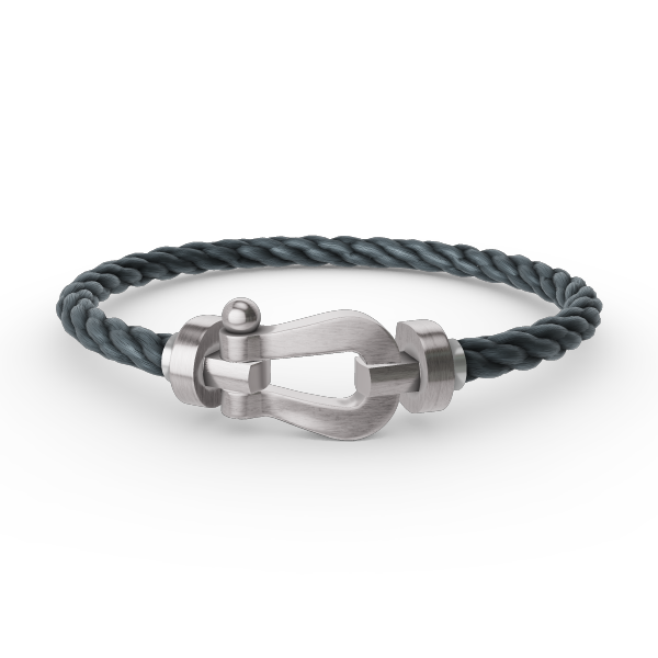 [⭐DORISW] GROSSES HUFEISEN-ARMBAND OHNE DIAMANTEN SILBER