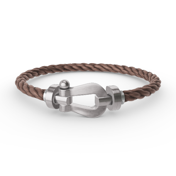 [⭐DORISW] GROSSES HUFEISEN-ARMBAND OHNE DIAMANTEN SILBER