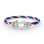[⭐DORISW] FORCE LARGE HORSESHOE FULL DIAMOND BRACELET SILVER