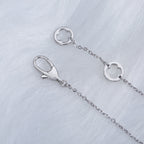 [⭐DORISW]FIOREVER HALSKETTE MIT DIAMANT-MITTELSTEIN