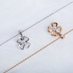 [⭐DORISW]FIOREVER HALSKETTE MIT DIAMANT-MITTELSTEIN