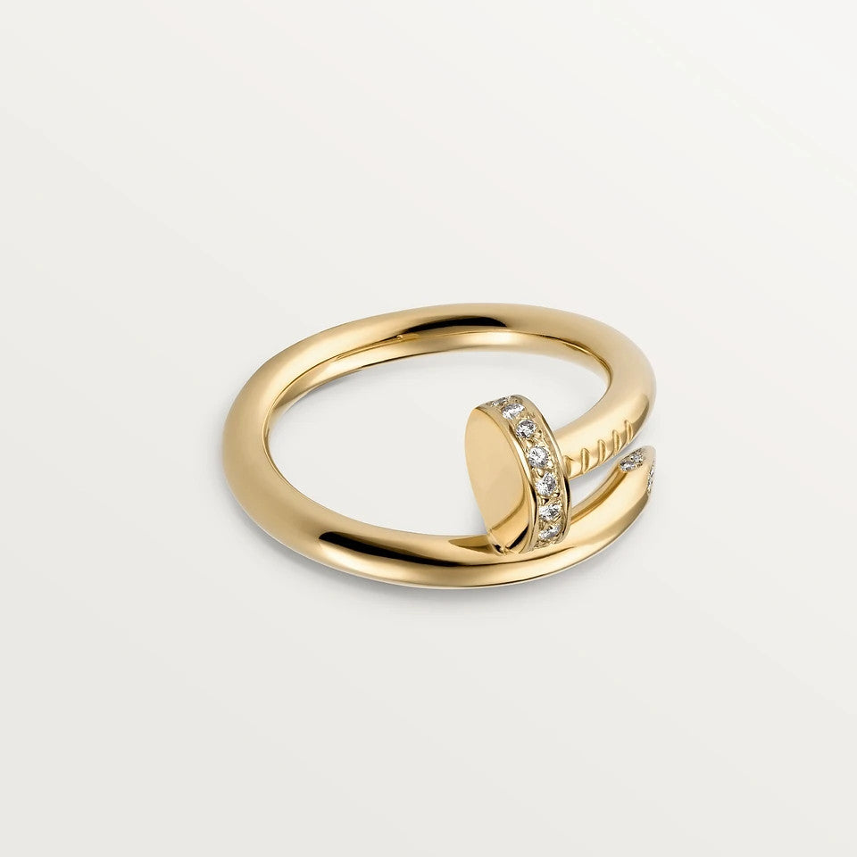 [⭐DORISW] JUSTE リング 2.65MM ゴールド ダイヤモンド