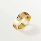 [⭐DORISW] LOVE RING 5,5 MM 3 DIAMANTEN ROSÉGOLD